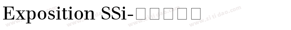 Exposition SSi字体转换